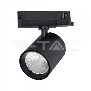 V-tac - 35W LED Sínes COB lámpa 4000K, fekete színű - 10281