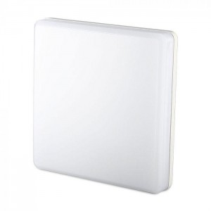 Vízvédett-IP44, Természetes fehér fényű lámpa (4000K), 25W, négyzet -13969