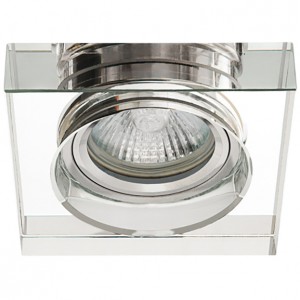Üveges - tükrös dekor lámpatest, Morta CT-DSL50-SR ezüst-vastag - 15192NR