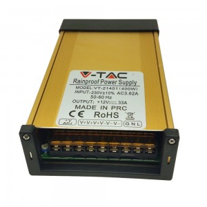LED tápegység (esőálló, ventilátoros) - IP45, 400W, 12V -3233