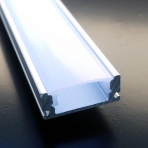 LED alu profil, U forma, 2m (felületi) -3355