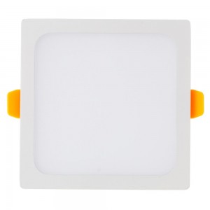 8W süllyeszthető slim LED panel, négyzet, 4500K -4944