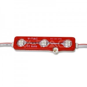 LED modul – 12V, IP65 vízálló, Piros fényű -5117