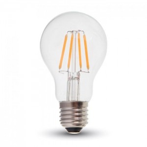 E27 A60 4W filament LED fényforrás 6400K -7120