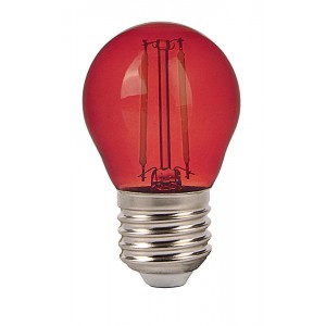Piros izzó, színes LED filament fényforrás, E27 -7413