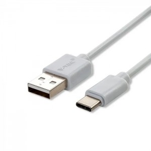 C típusú USB kábel fehér, 1 méter - 8482