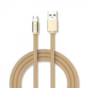 Micro USB kábel arany rubin, 1 méter - 8495