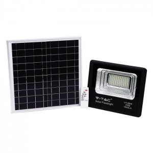 Reflektor napelem panellel, távirányítóval 20W, Természetes fehér (4000K) -8575