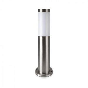 Kültéri lámpa 45cm, rozsdamentes acél, szatén nikkel színű E27, IP44 - 8958
