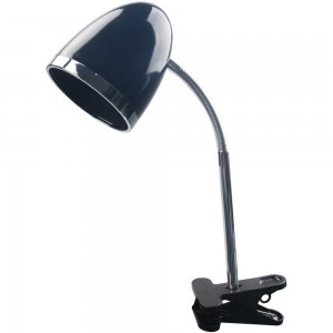 Avide - Basic Asztali Lámpa Csíptethető Fekete E27 max.15W - ABDL-CLIP-B-15W