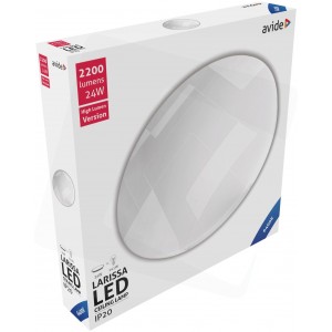 Avide LED Mennyezeti Lámpa Kör 24W, 6400K - ACLO38CW-24W-LAR