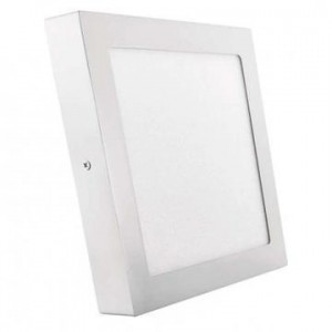 Avide - LED panel négyzet falon kívüli 18W, 6400K, hideg fehér
