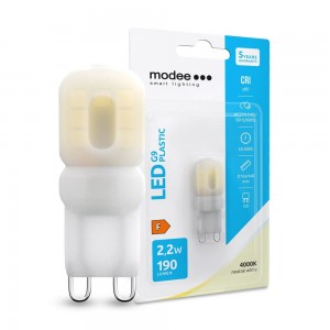 Modee- LED fényforrás G9 plastic 2.2W 4000K (190LM) - ML-G9P4000K2-2W80B1