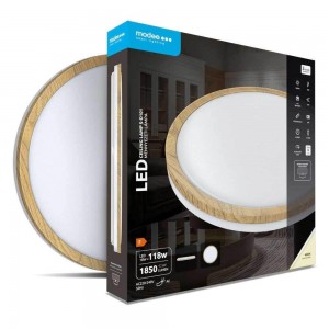 Modee - Mennyezeti LED Lámpa 18W 4000K S-D101 Wood (1850 lumen) 